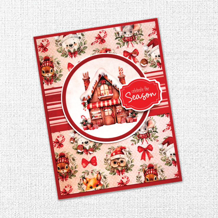 Woodland Christmas 6x8" Die Cuts & Sentiments 33375 - Paper Rose Studio