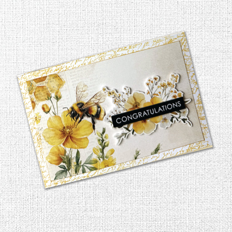 Bees & Butterflies Embossed Die Cuts 33585