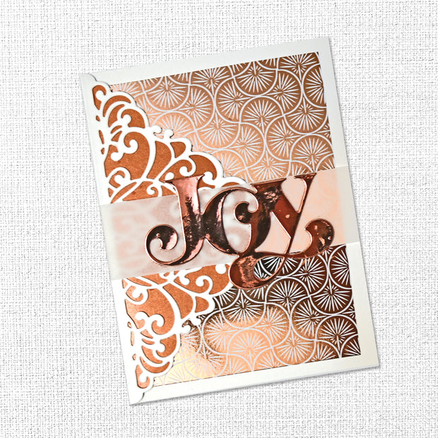 Wedding Joy Rose Gold Foil 6x6 Paper Collection 34581