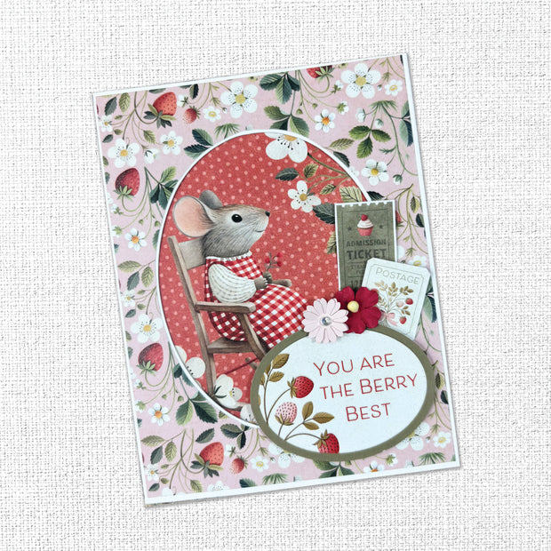 Oval Window Tri Fold White Card Bases - 4.25 x 5.5" - 10 pieces 34596