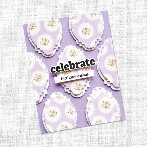 Stacked Sentiments No. 1 Metal Cutting Die Set 34383