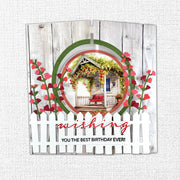 Wonky Picket Fence Metal Cutting Die 22762