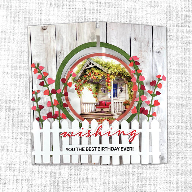 Wonky Picket Fence Metal Cutting Die 22762