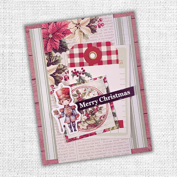Papercuts Cardmaking Kit - August 2025 Christmas Holly 35178