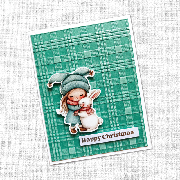 Winter Plaid 3D Embossing Folder 32289