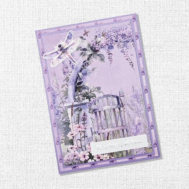 Lavender & Fairies Embossed Die Cuts 33525