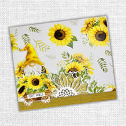 Sunflower Border Metal Cutting Die 26362