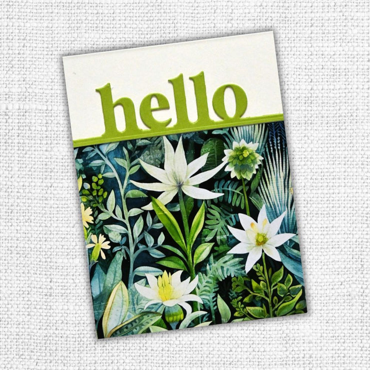 Hello Border Word Metal Cutting Die 31959