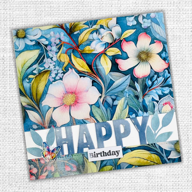 Happy Peek-a-Boo Metal Cutting Die 16832 - Paper Rose Studio