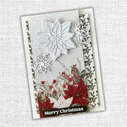 White Christmas Layering Poinsettia Set 1 Metal Cutting Die 32574