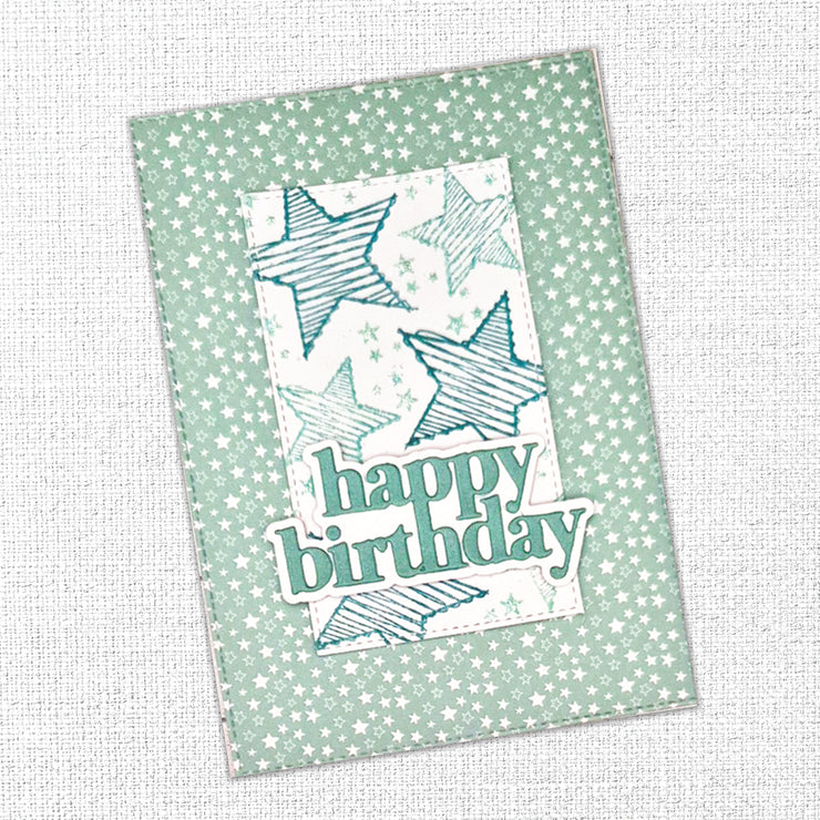Scribble Stars Clear Stamp Set 17586
