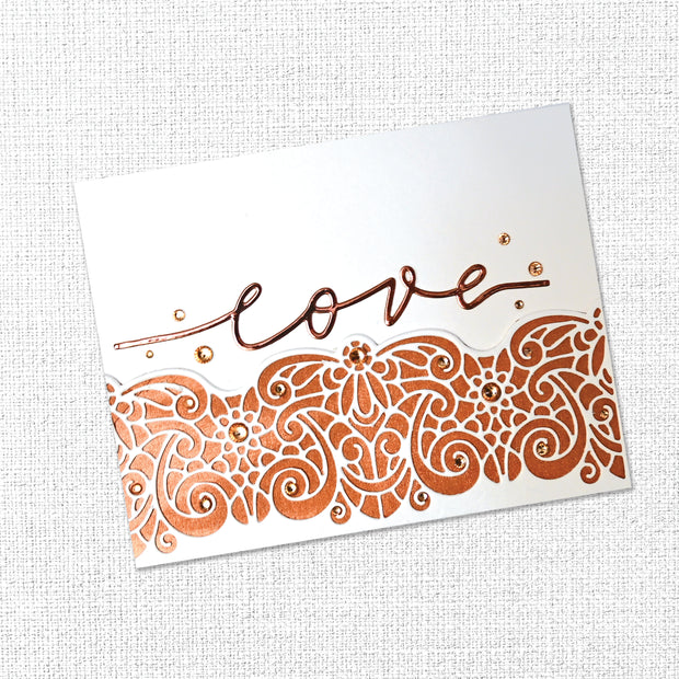 Wedding Joy Rose Gold Foil 6x6 Paper Collection 34581