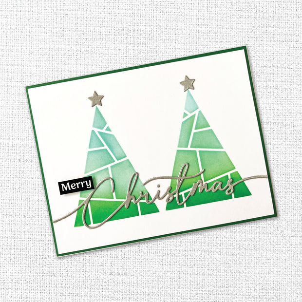 Merry Christmas A5 10pc Sentiment Sheets 30717 - Foil