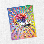 Rainbow Garden Embossed Die Cuts 31698