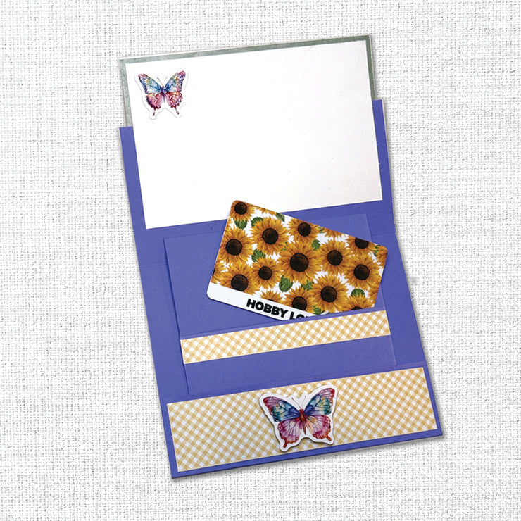 Rainbow Garden Butterflies Embossed Die Cuts 31476