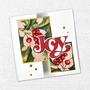 Fancy Script Layered Joy Metal Cutting Die 32454