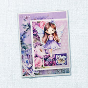 Lavender & Fairies Embossed Die Cuts 33525