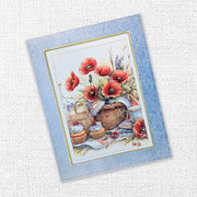 Poppy Garden Embossed Die Cuts 34665