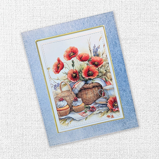 Poppy Garden Embossed Die Cuts 34665