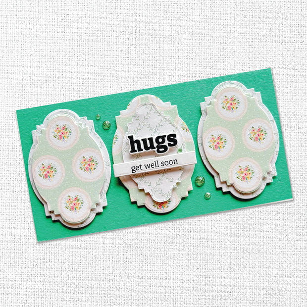 Stacked Sentiments No. 1 Metal Cutting Die Set 34383