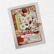 Strawberry Friends Embossed Die Cuts 34905