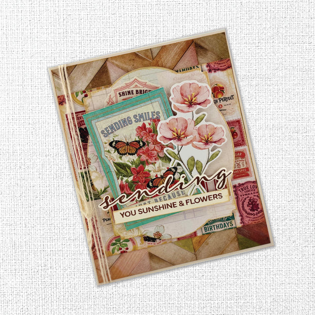 Wishing & Sending Sentiments Metal Cutting Die 34398