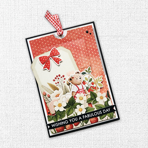 Strawberry Friends Embossed Die Cuts 34905