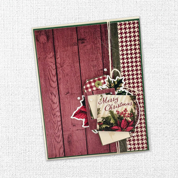 Christmas Holly Embossed Die Cuts 35163