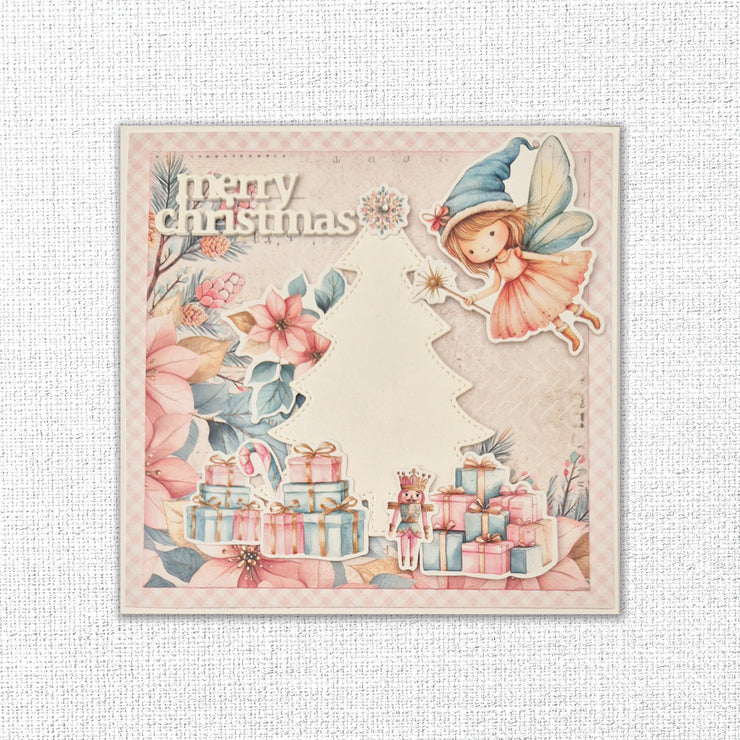 Stitched Christmas Trees Metal Cutting Die 16590