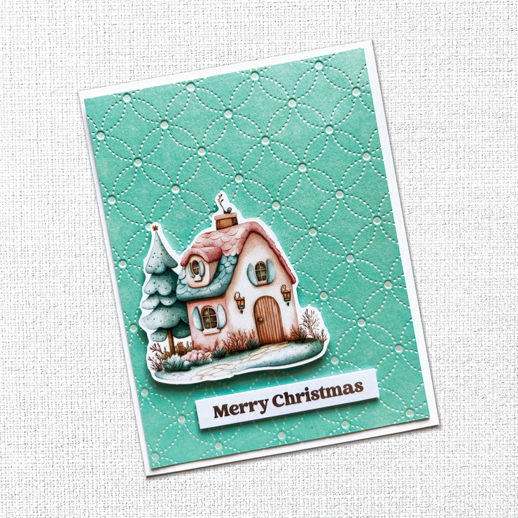 Hand Stitching 2 Embossing Folder 20381