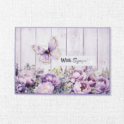 Lavender & Fairies Embossed Die Cuts 33525