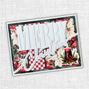 Merry Christmas Layered Metal Cutting Die 32445 - Paper Rose Studio