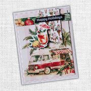 Tropical Christmas Embossed Die Cuts 33105