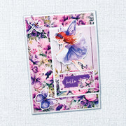 Lavender & Fairies Embossed Die Cuts 33525
