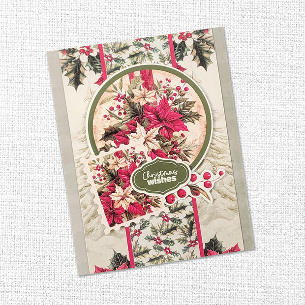 Christmas Holly 6x8" Quick Cards Collection 35172