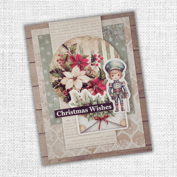 Papercuts Cardmaking Kit - August 2025 Christmas Holly 35178