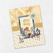 Joy to the World 6x8" Embossed Die Cuts 35524