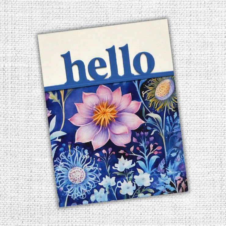 Hello Border Word Metal Cutting Die 31959