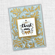 Floral Christmas Coverplate Metal Cutting Die 32466 - Paper Rose Studio