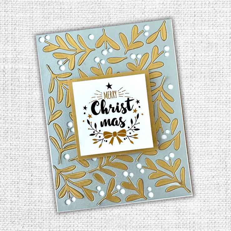 Floral Christmas Coverplate Metal Cutting Die 32466 - Paper Rose Studio