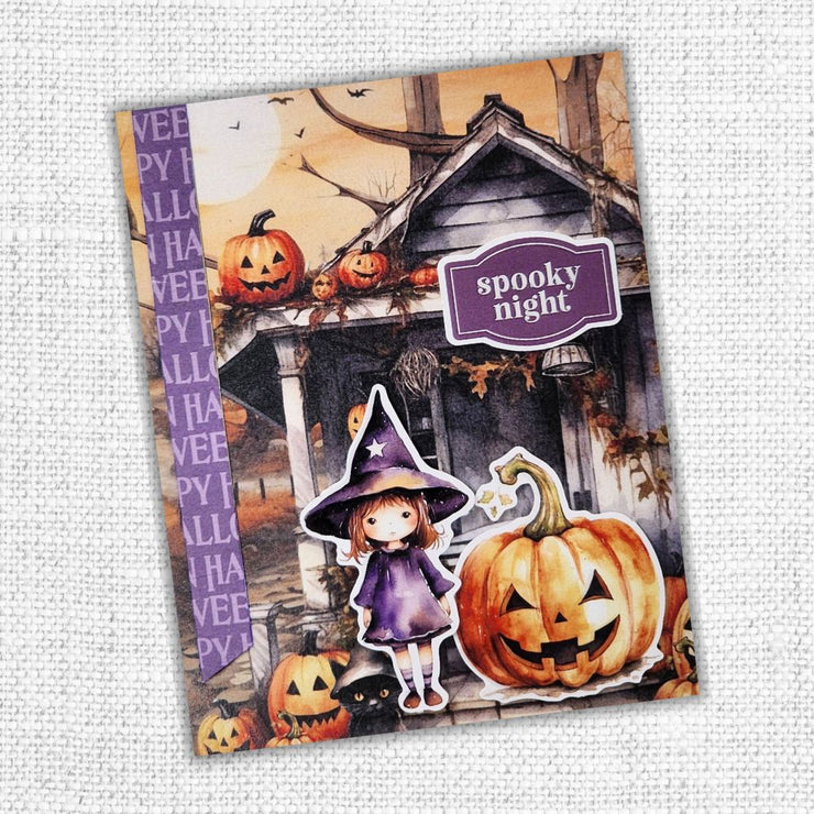 Spooky Halloween 6x8" Die Cuts & Sentiments 32874