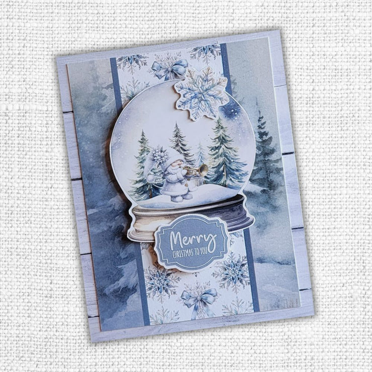 White Christmas 6x8" Die Cuts & Sentiments 32937