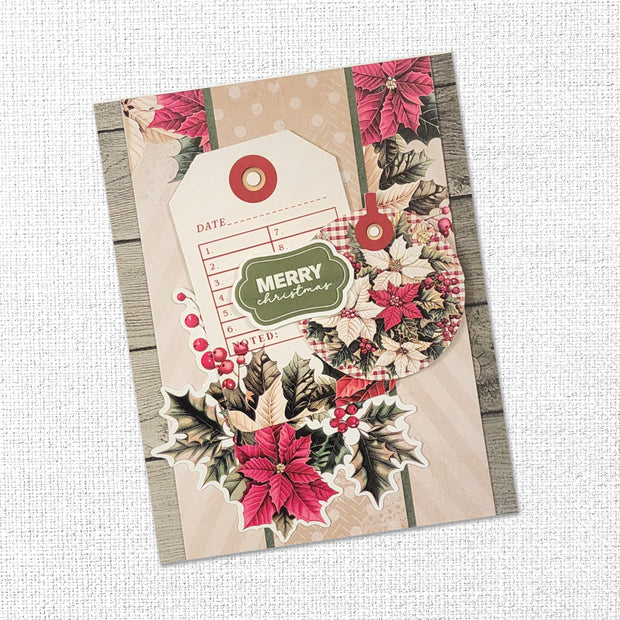Christmas Holly 6x8" Quick Cards Collection 35172