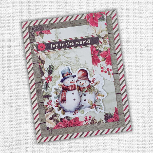 Papercuts Cardmaking Kit - August 2025 Christmas Holly 35178