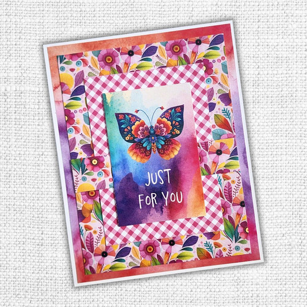 Rainbow Village Papercuts Cardmaking Kit 35358