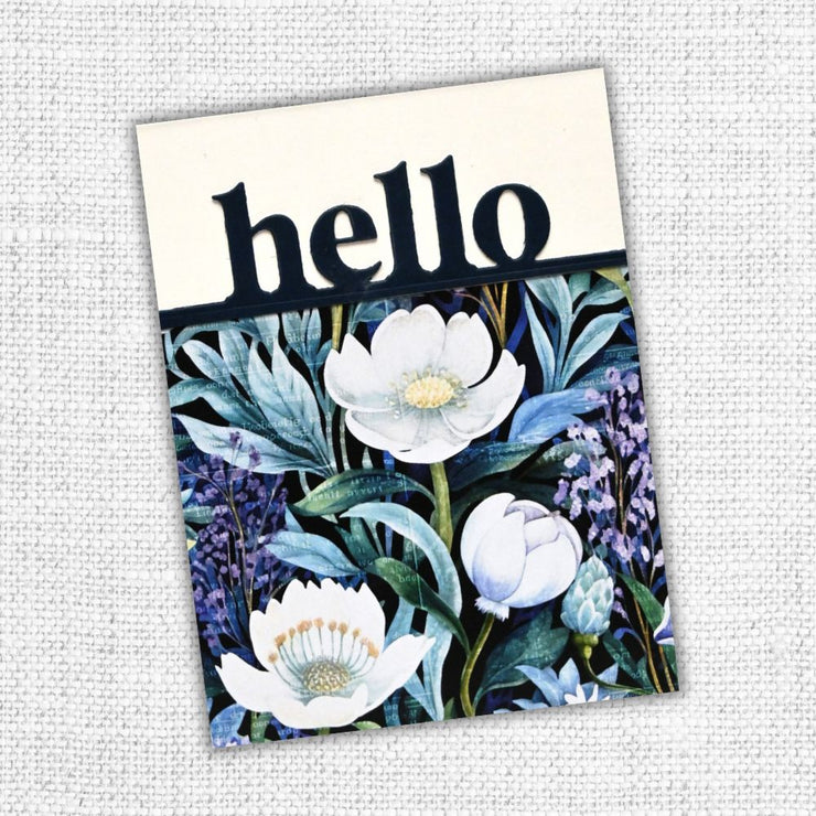 Hello Border Word Metal Cutting Die 31959