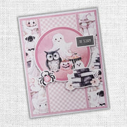 Pink Halloween 6x8" Die Cuts & Sentiments 32868