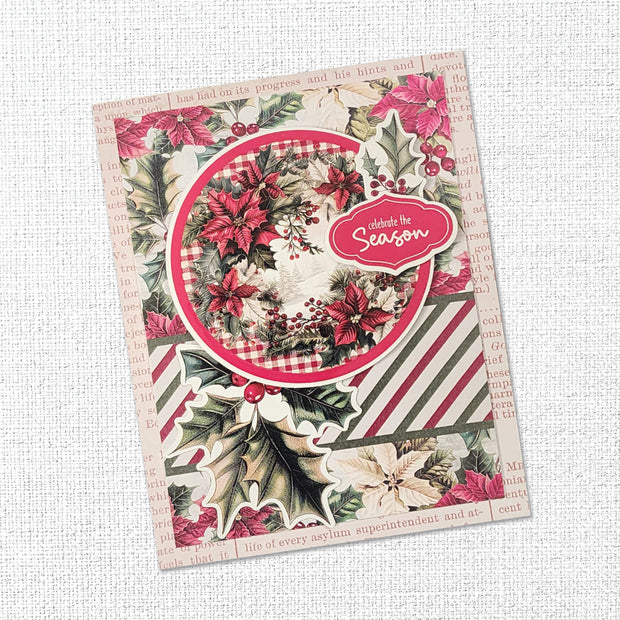 Christmas Holly 6x8" Quick Cards Collection 35172