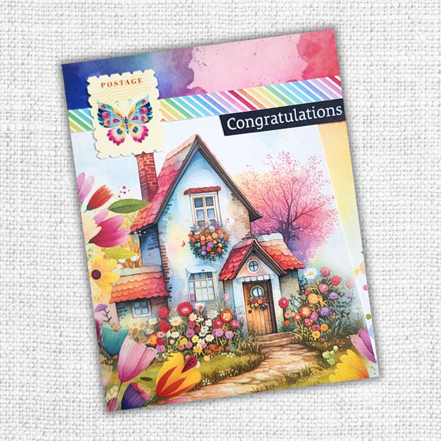 Rainbow Village Papercuts Cardmaking Kit 35358