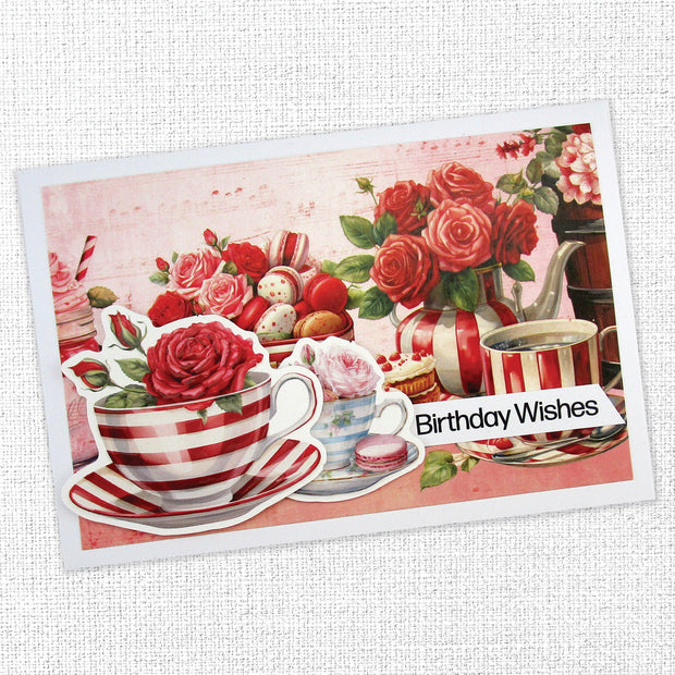 Happy Birthday A5 10pc Sentiment Sheets 30720 - Foil